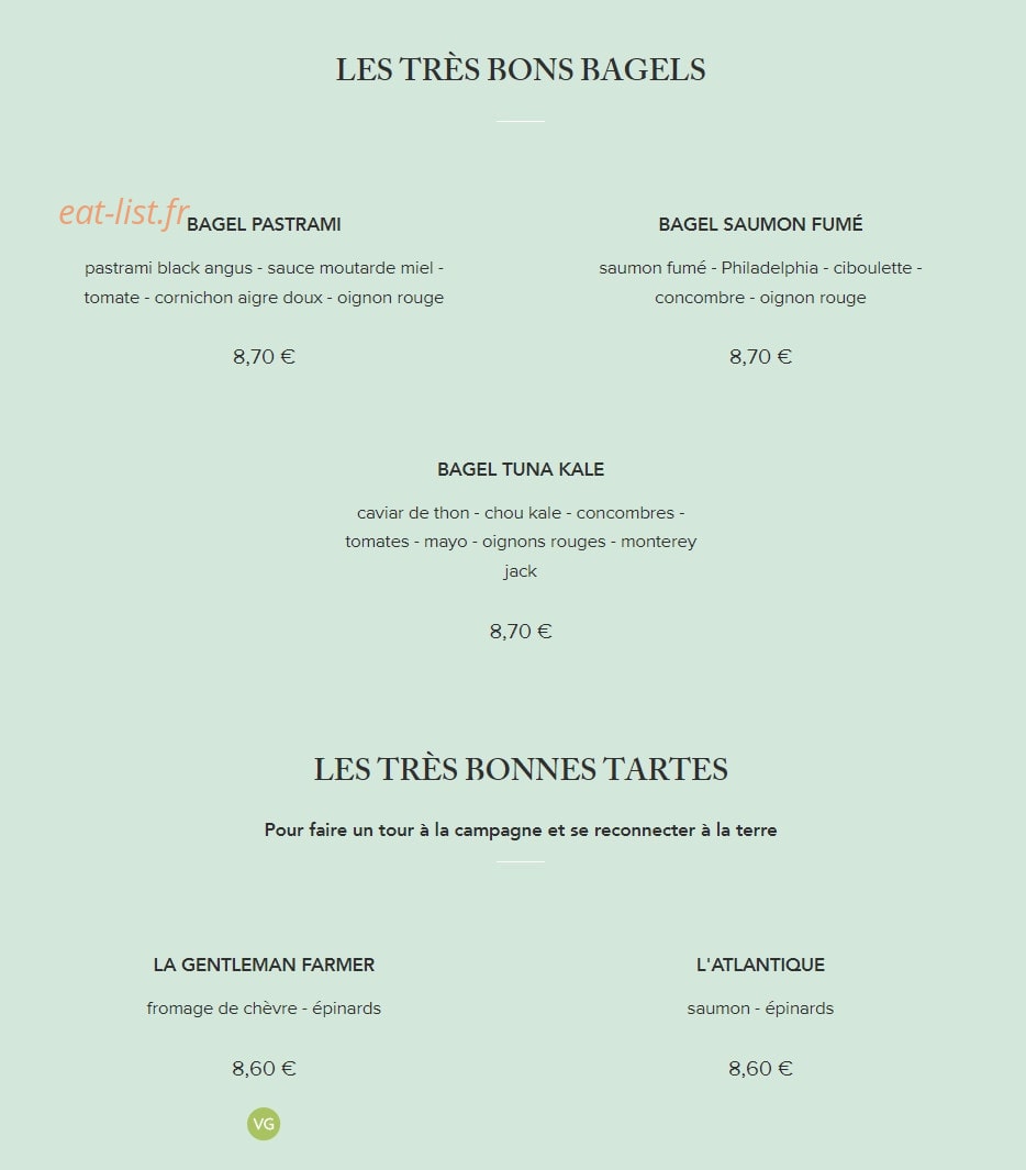 TrèsBon — carte page 3