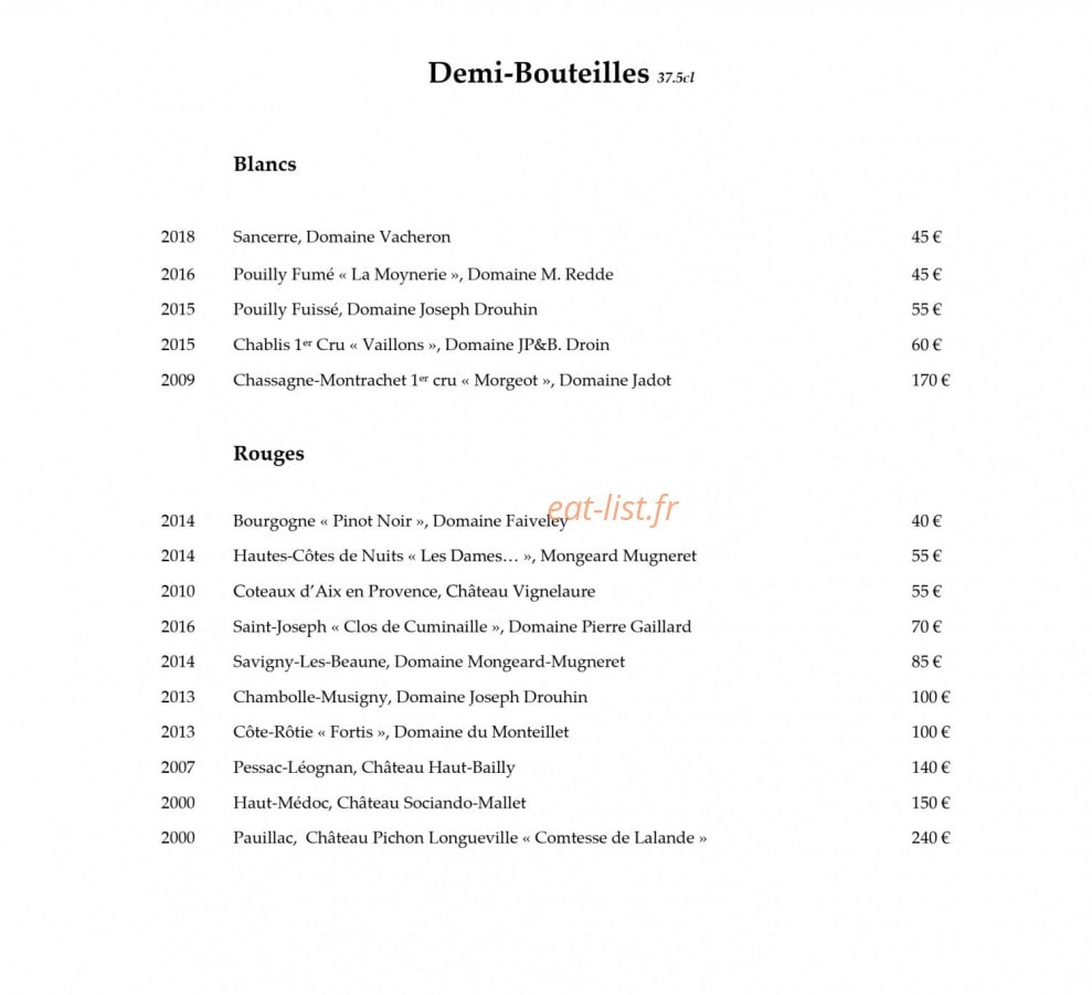 114 Faubourg — carte page 13