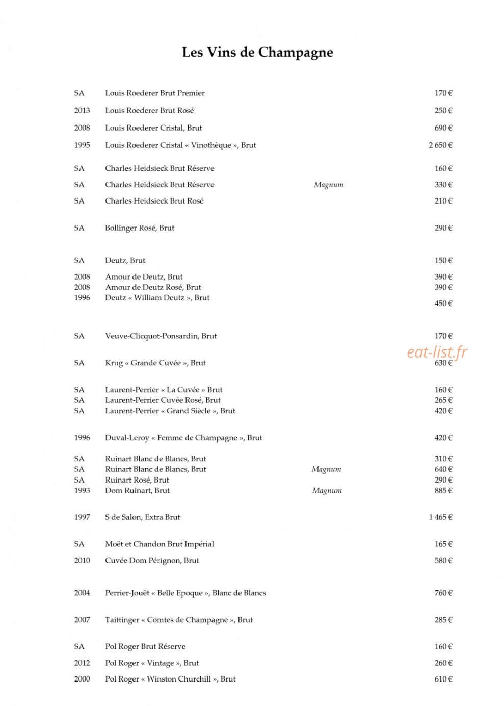 114 Faubourg — carte page 23