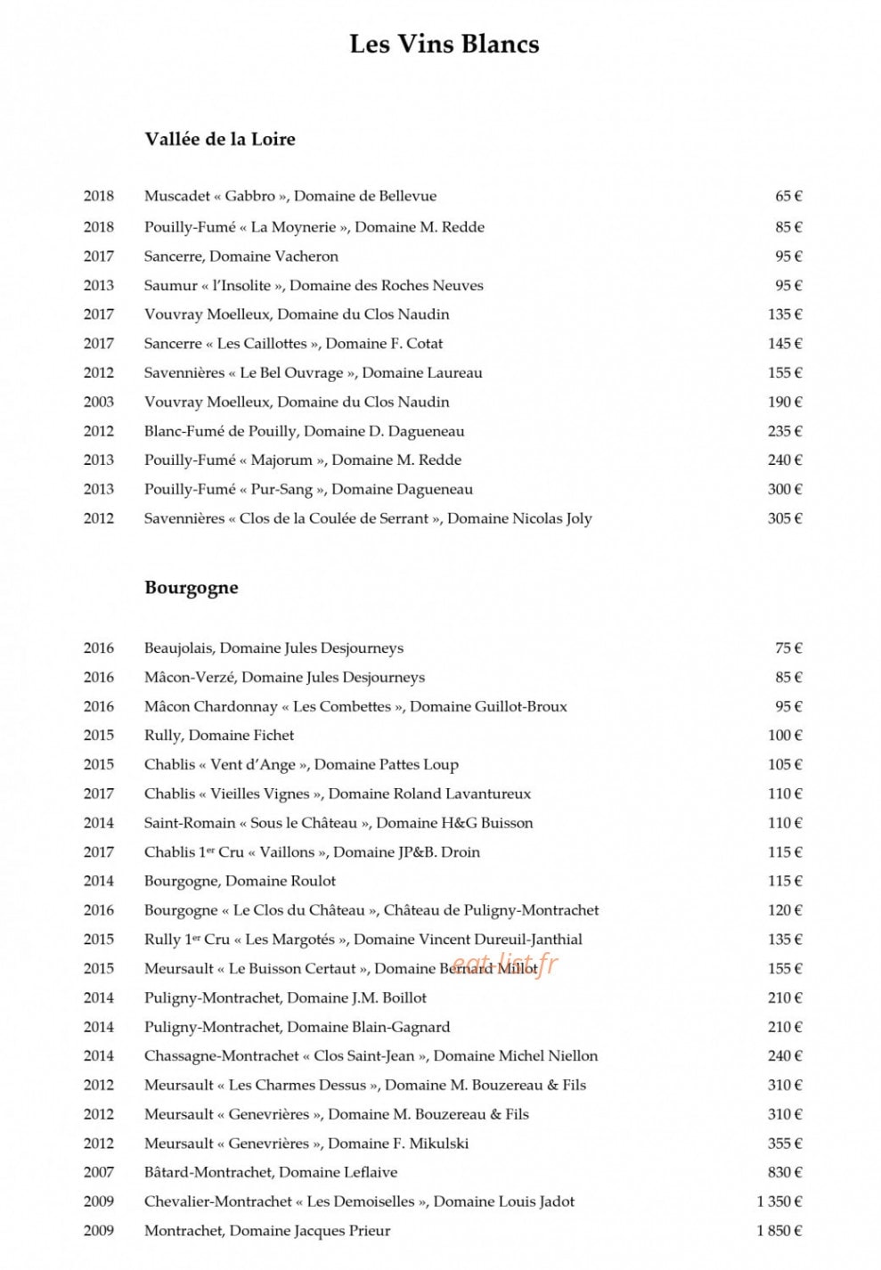 114 Faubourg — carte page 21