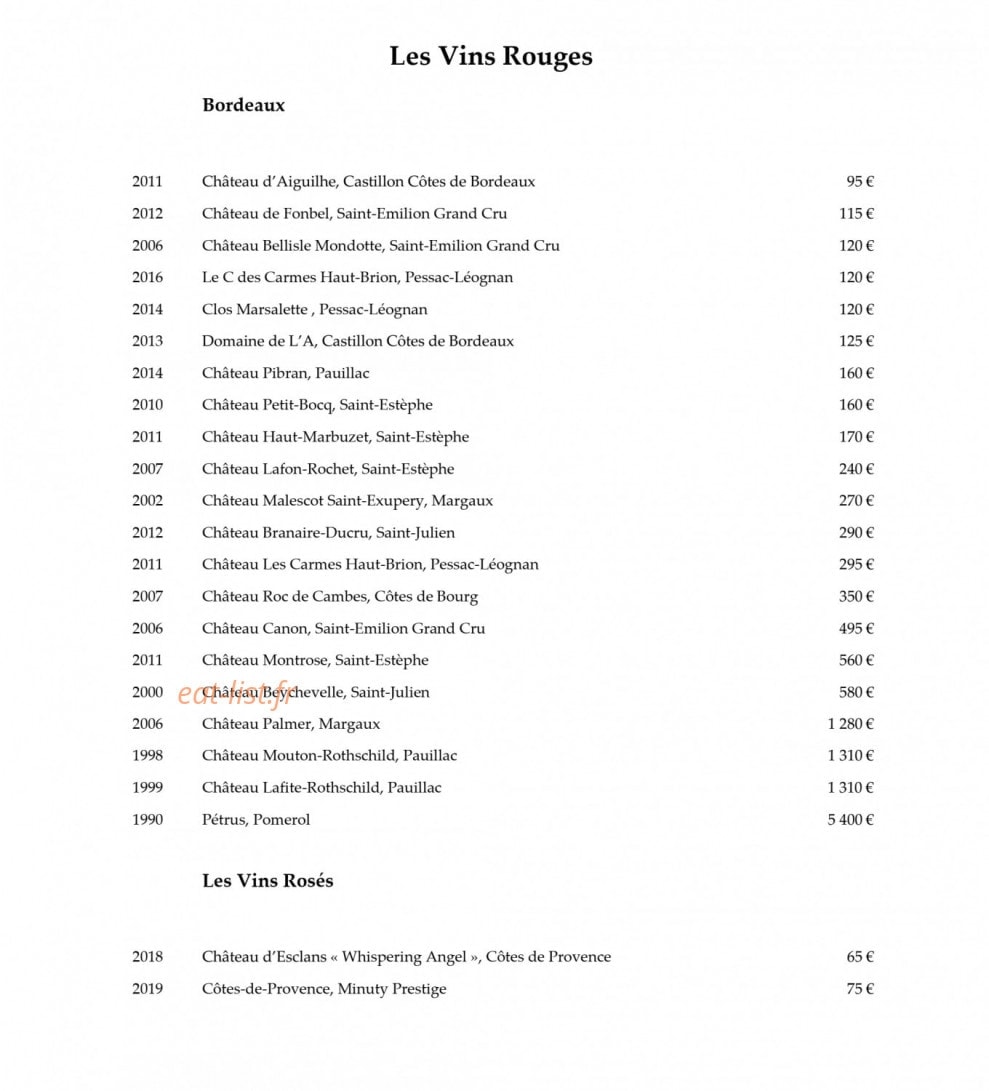 114 Faubourg — carte page 16