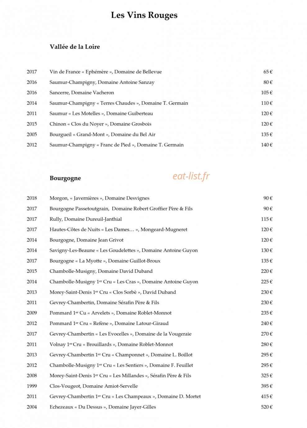 114 Faubourg — carte page 18