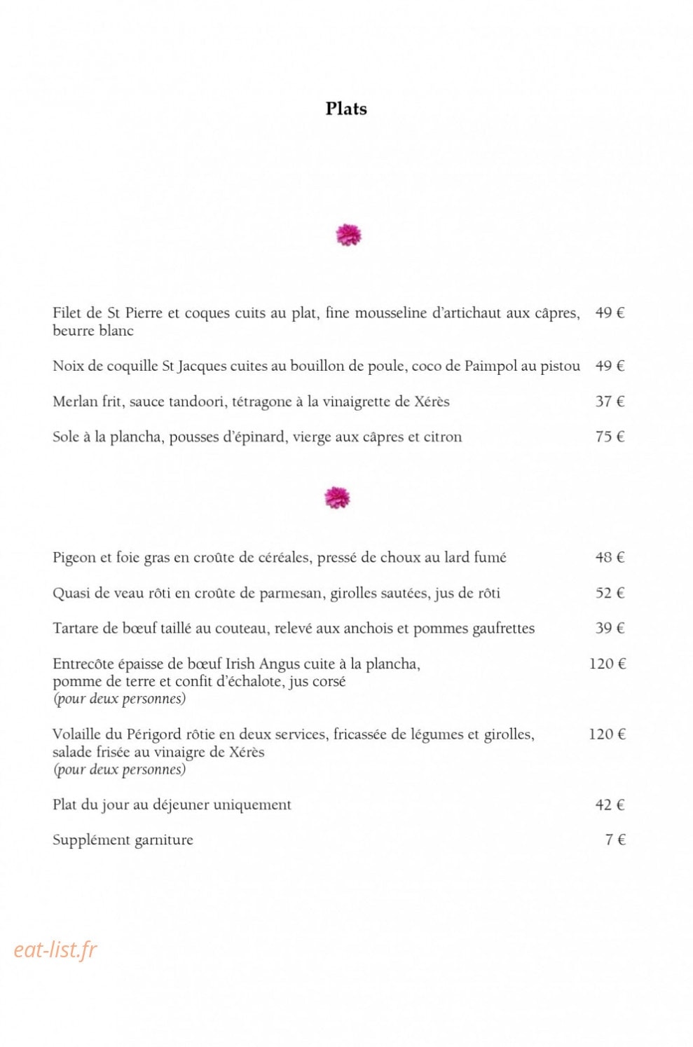 114 Faubourg — carte page 5