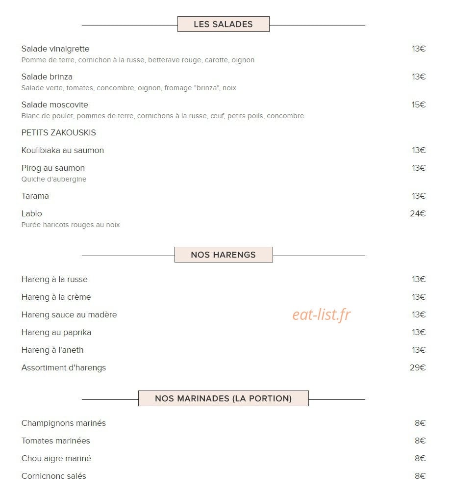 A la Ville de Pétrograd — carte page 1