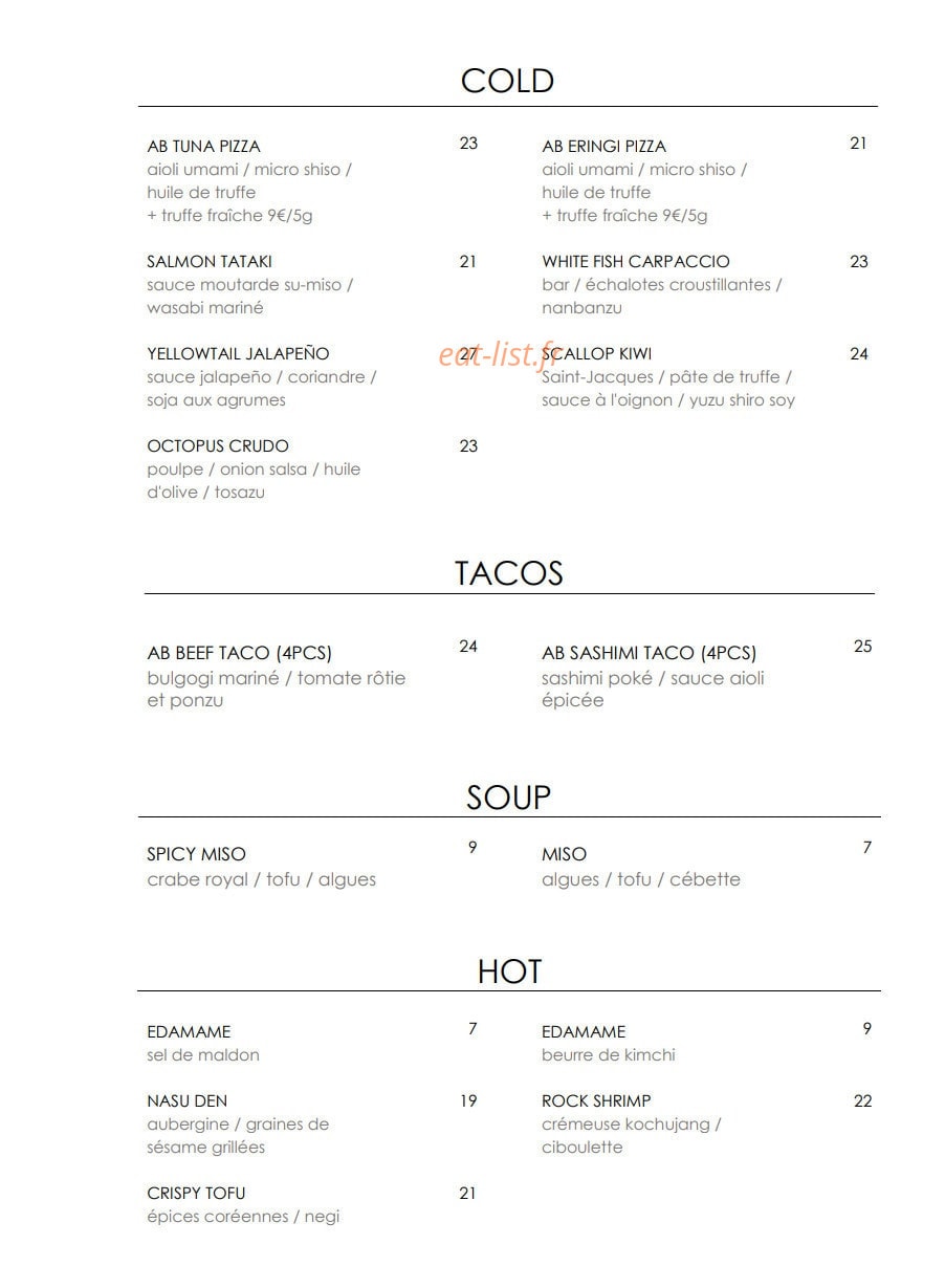 Akira Back — carte page 2