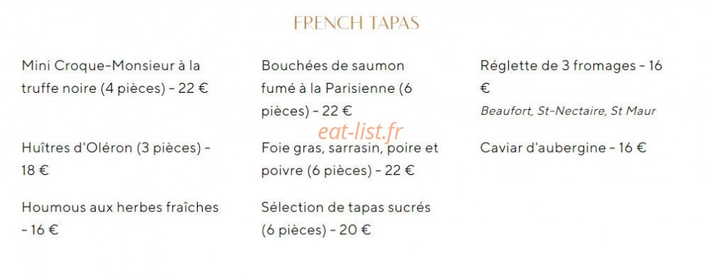 Bar 19.20 — carte page 8