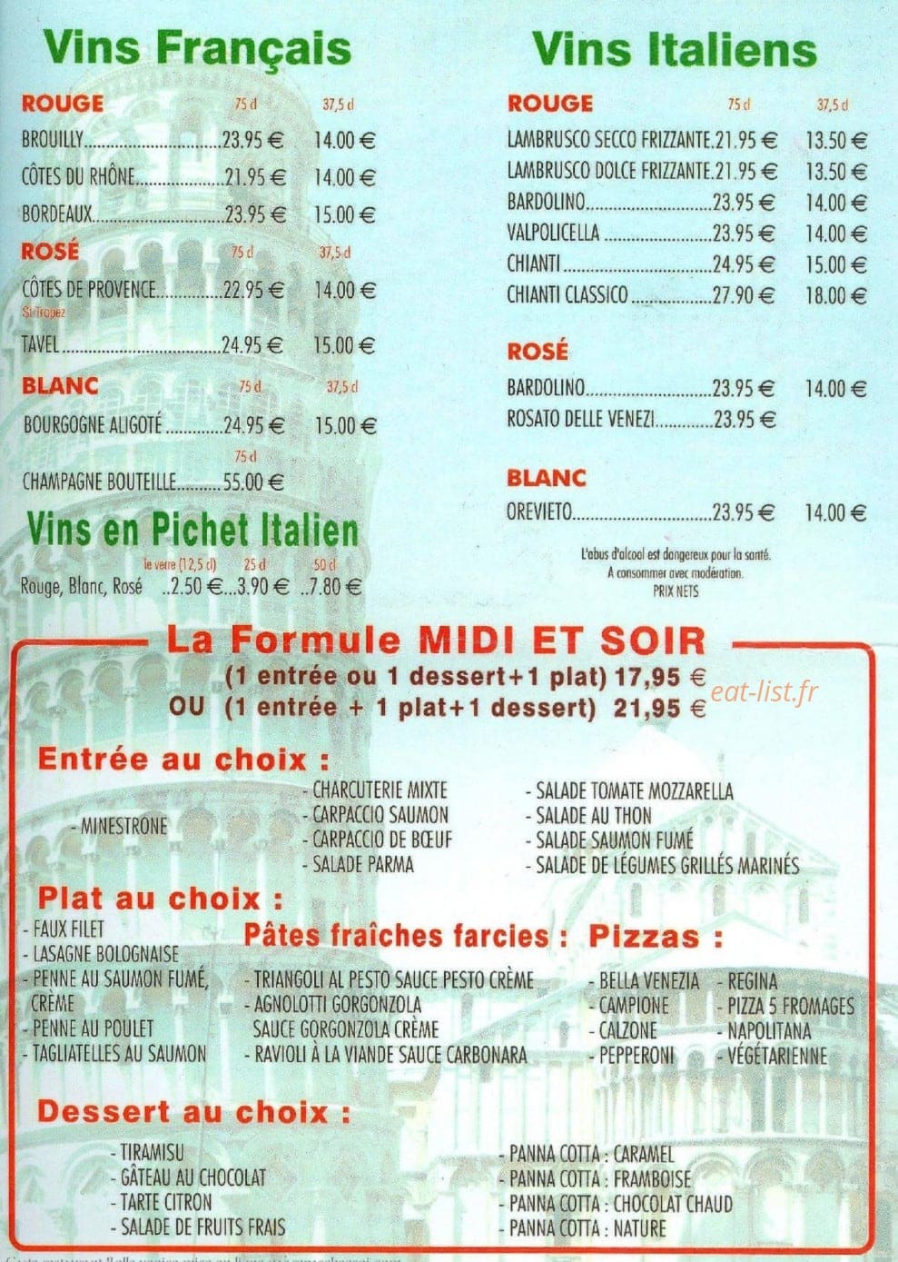 Belle venise — carte page 4