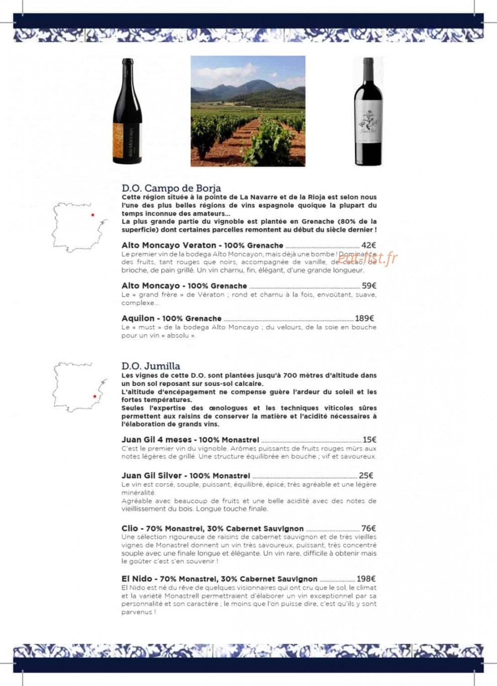 Bellota-Bellota — carte page 15