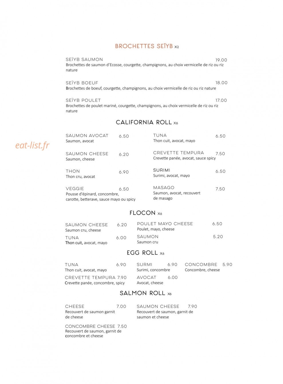Bensai — carte page 5