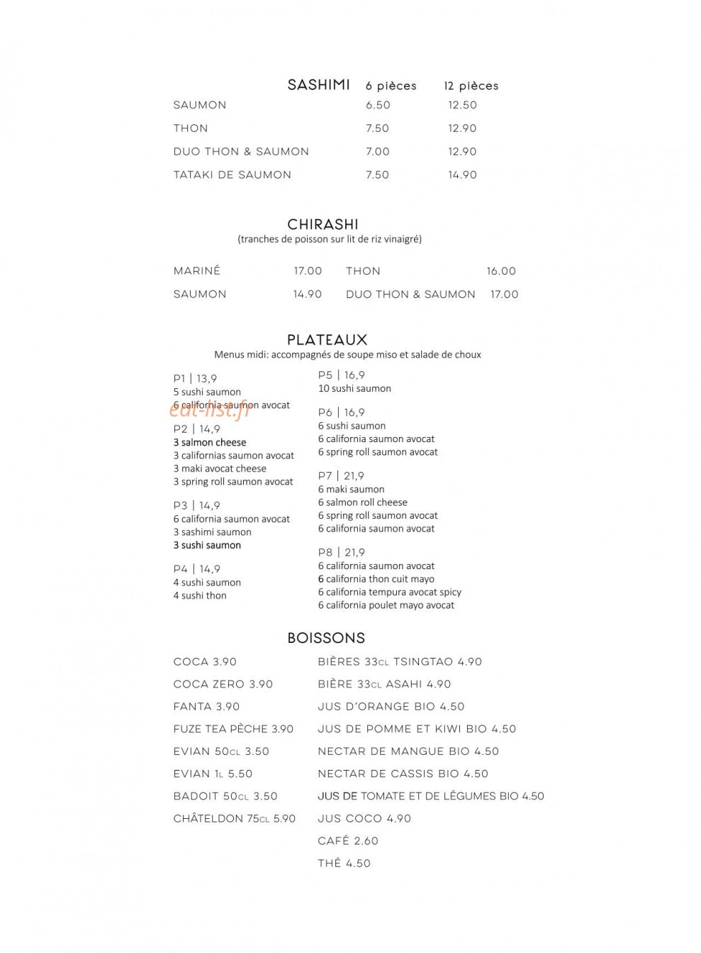 Bensai — carte page 7
