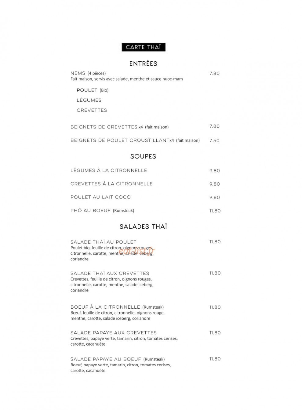 Bensai — carte page 2