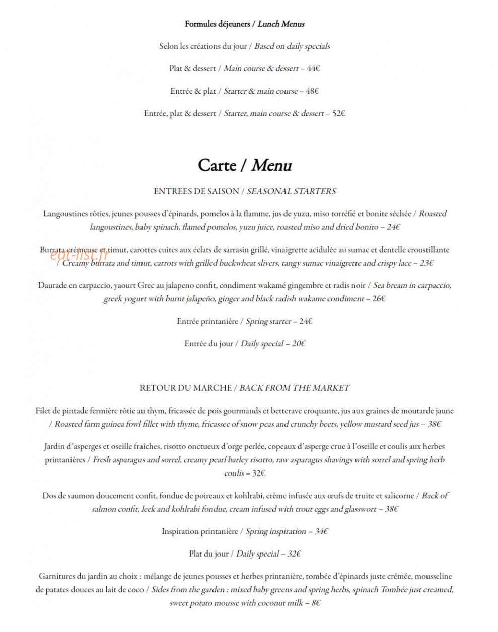 Blossom — carte page 1
