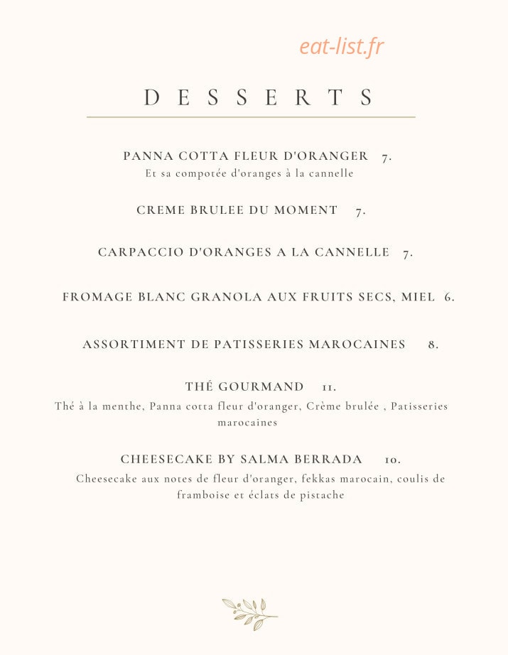 BUK - Beldi Urban Kitchen — carte page 4