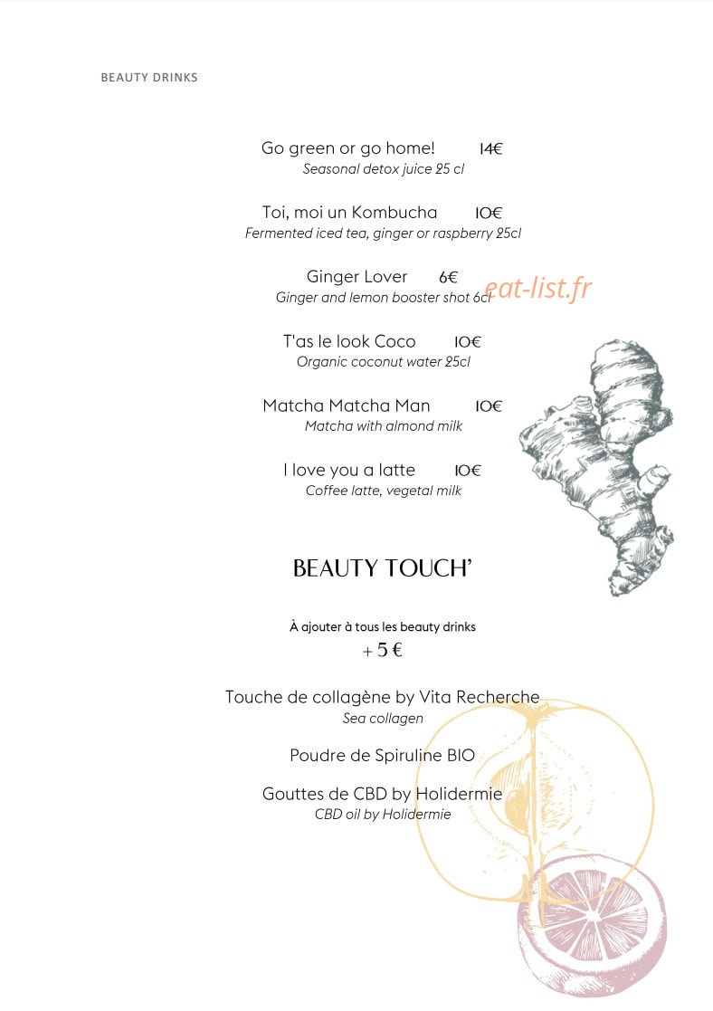 Café 52 — carte page 7