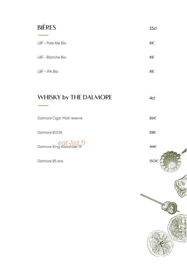 Café 52 — carte page 10