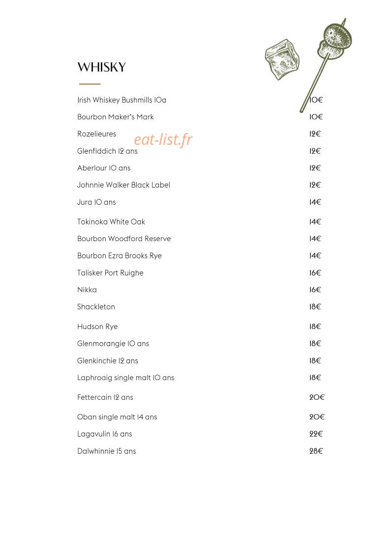 Café 52 — carte page 11