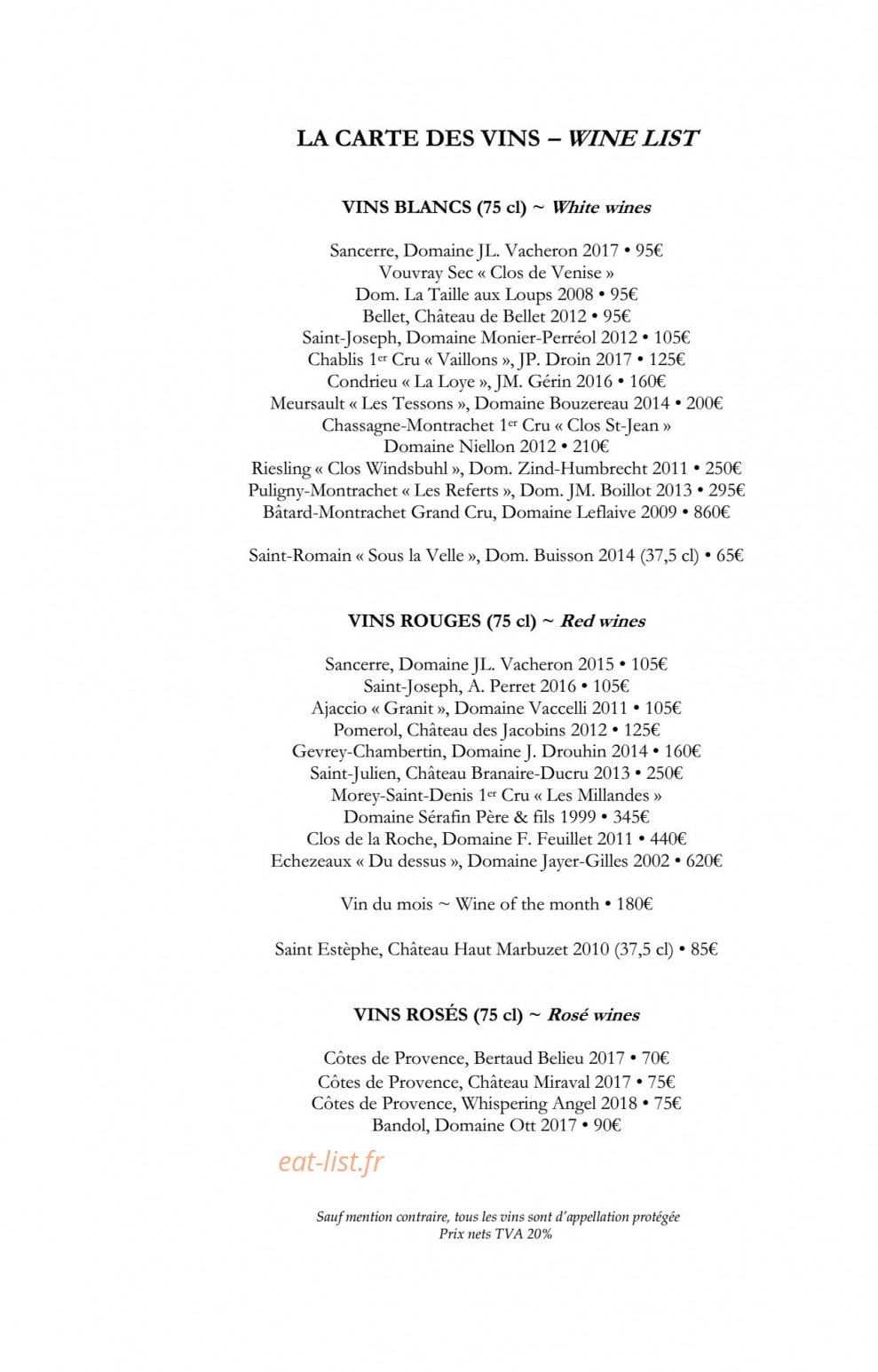 Café Antonia — carte page 12