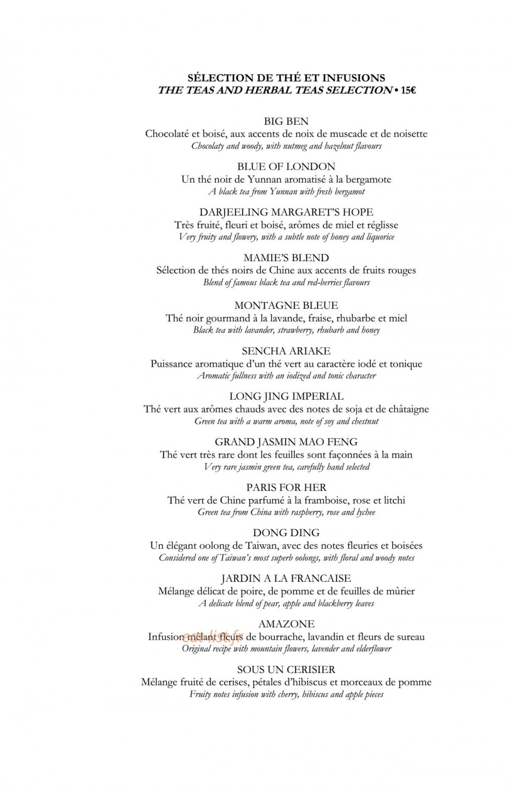 Café Antonia — carte page 7