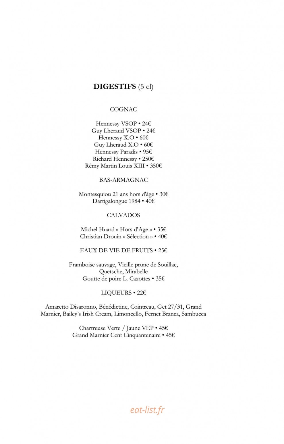 Café Antonia — carte page 11