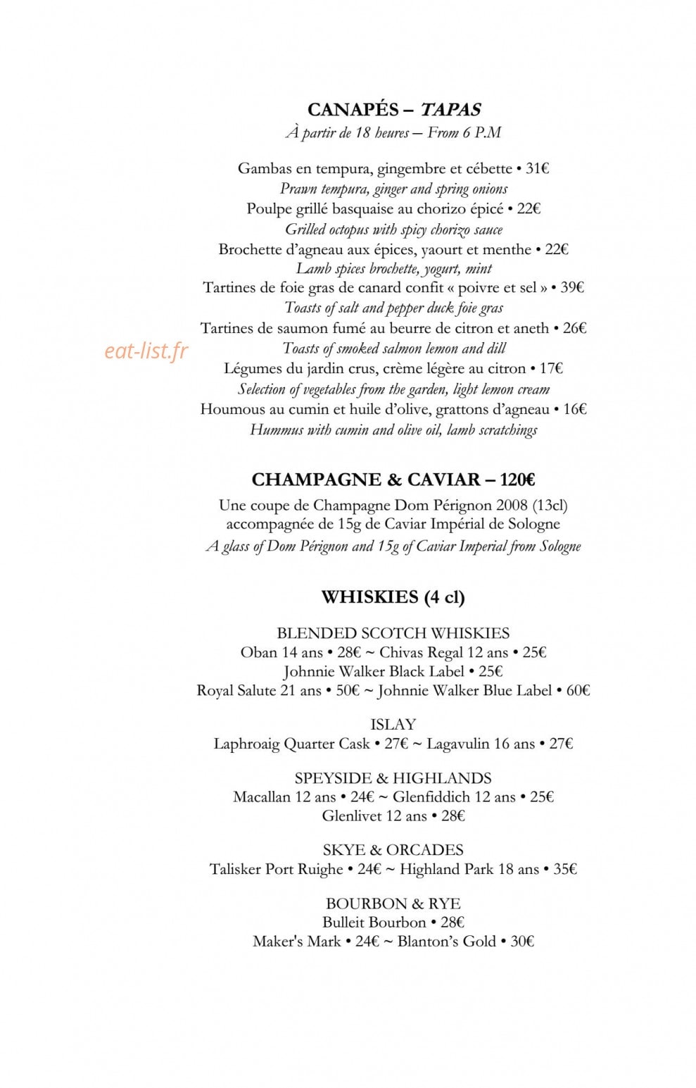Café Antonia — carte page 10