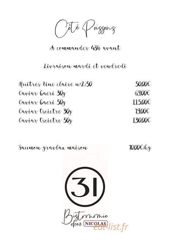 Chez Nicolas — carte page 2