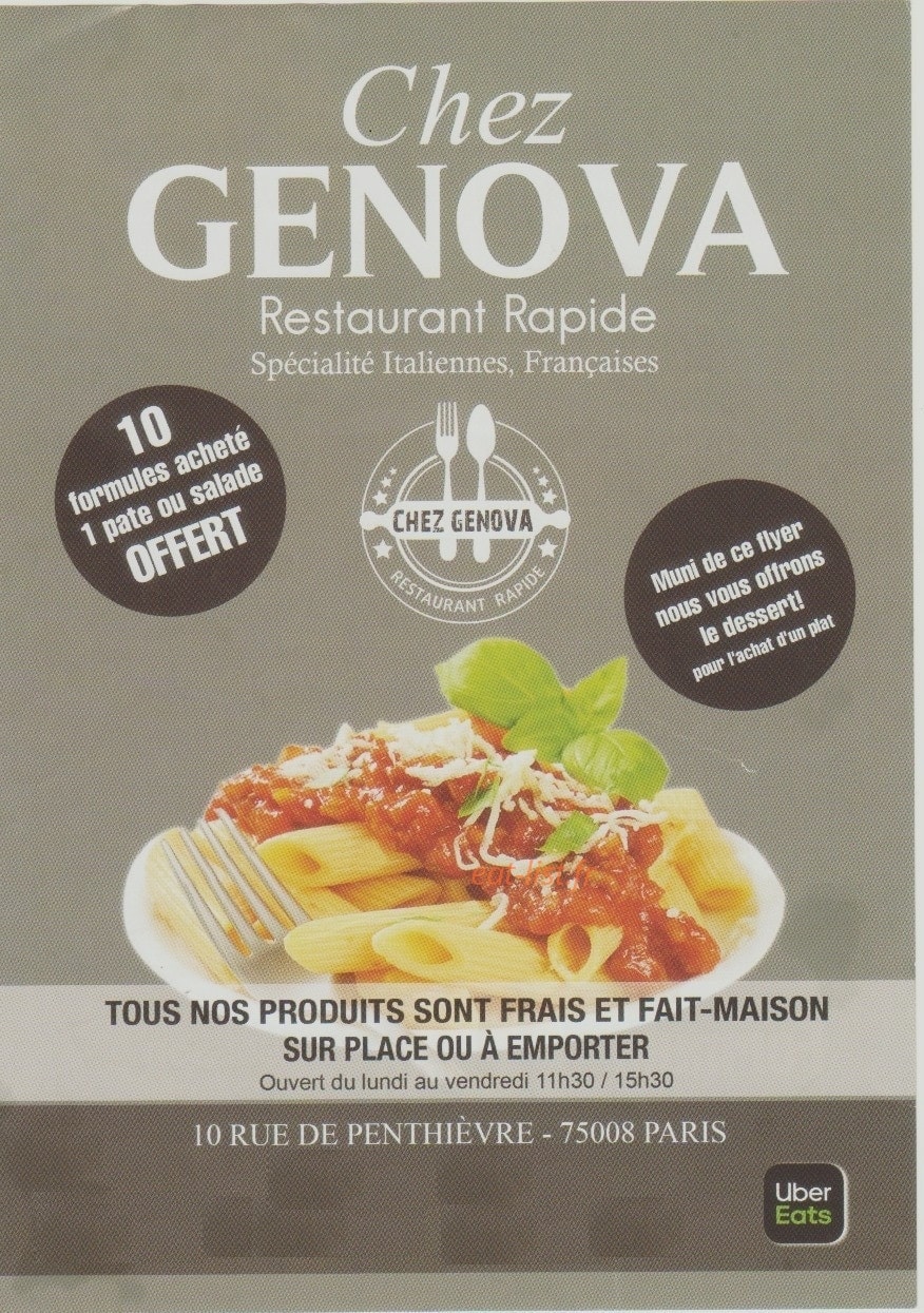 ChezGenova — carte page 1