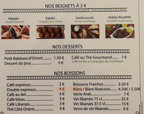 Côté Orient — carte page 3