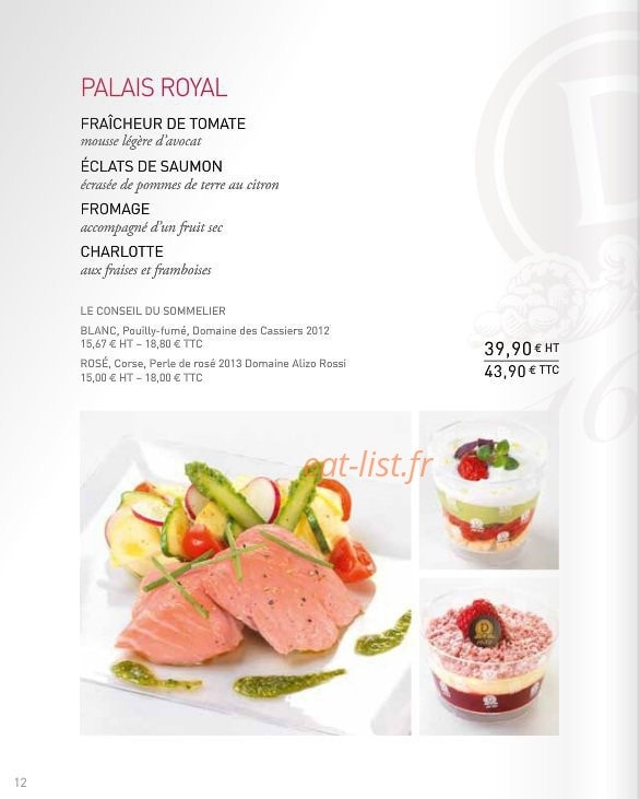 Dalloyau — carte page 23