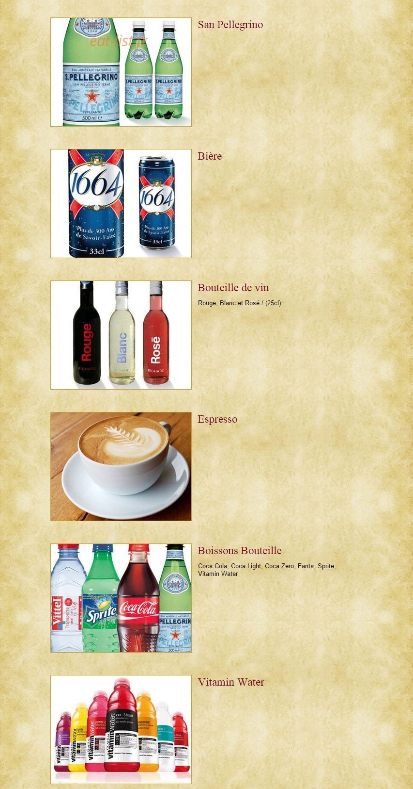 Earl of Sandwich — carte page 11