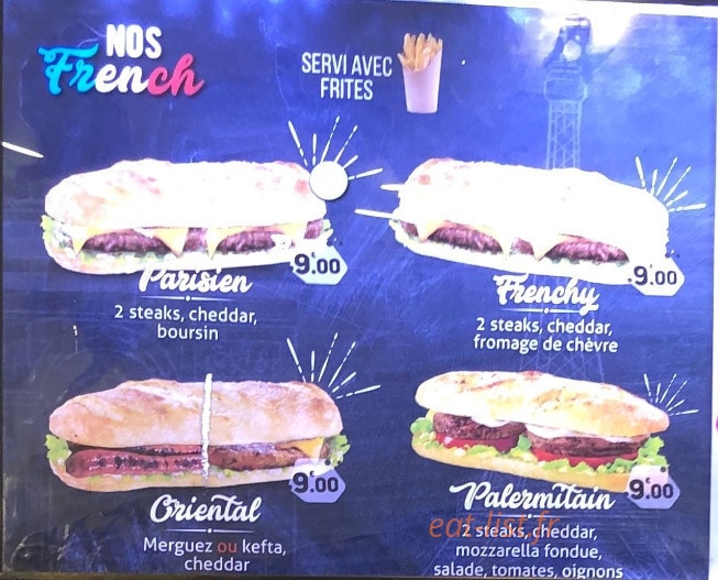 Eat Meat — carte page 1