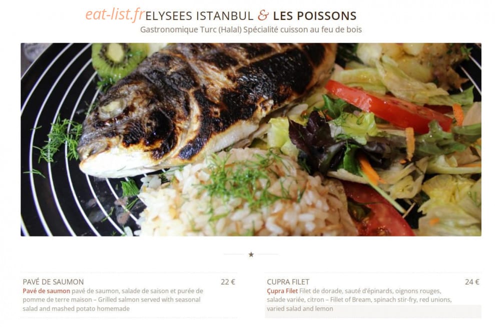 Élysées Istanbul — carte page 8
