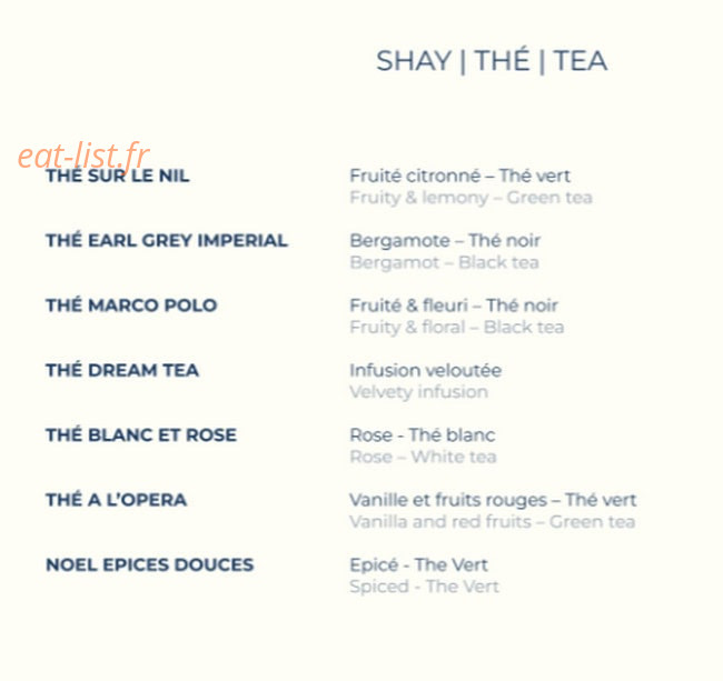Em Sherif Café — carte page 21