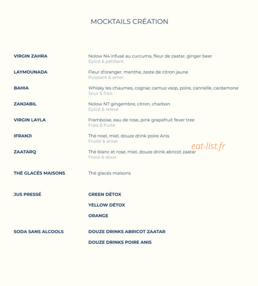 Em Sherif Café — carte page 12