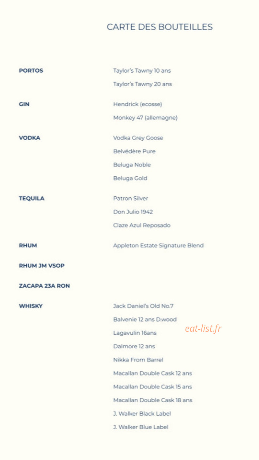 Em Sherif Café — carte page 11