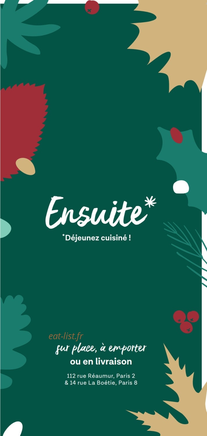 Ensuite — carte page 1