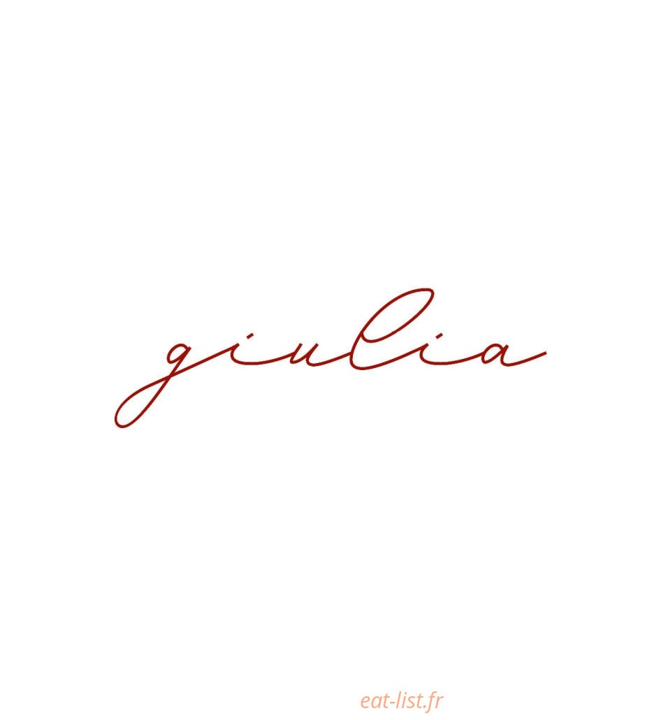 Giulia — carte page 1