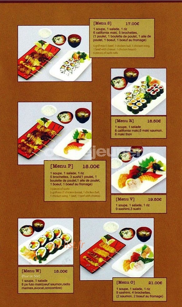 Goo Sushi — carte page 6