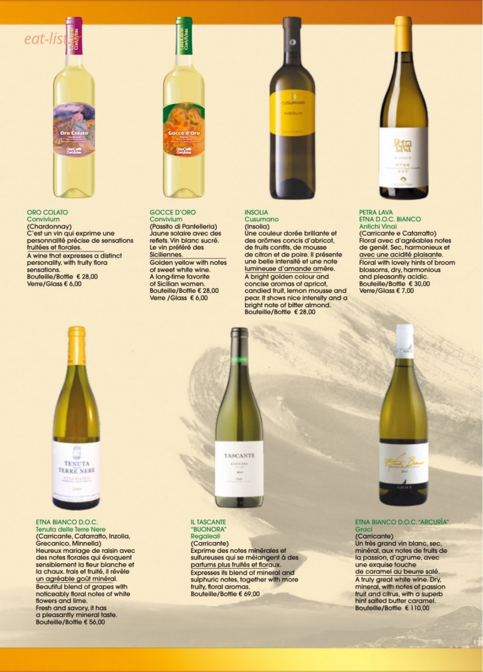 Gran caffe convivium — carte page 25