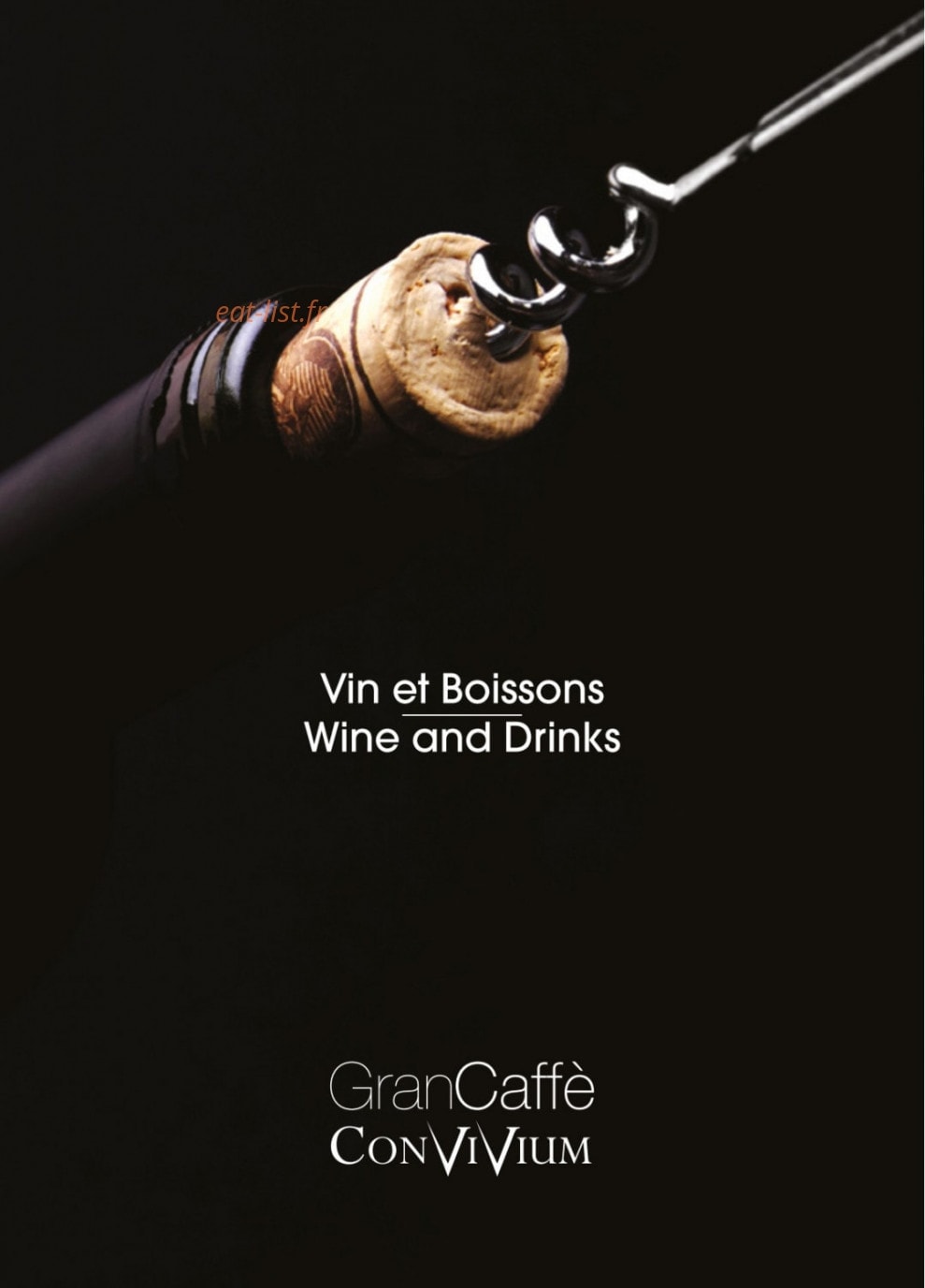 Gran caffe convivium — carte page 21