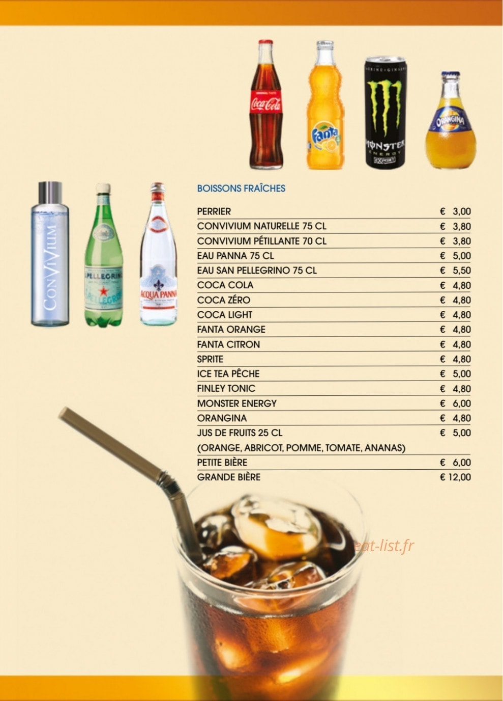 Gran caffe convivium — carte page 35