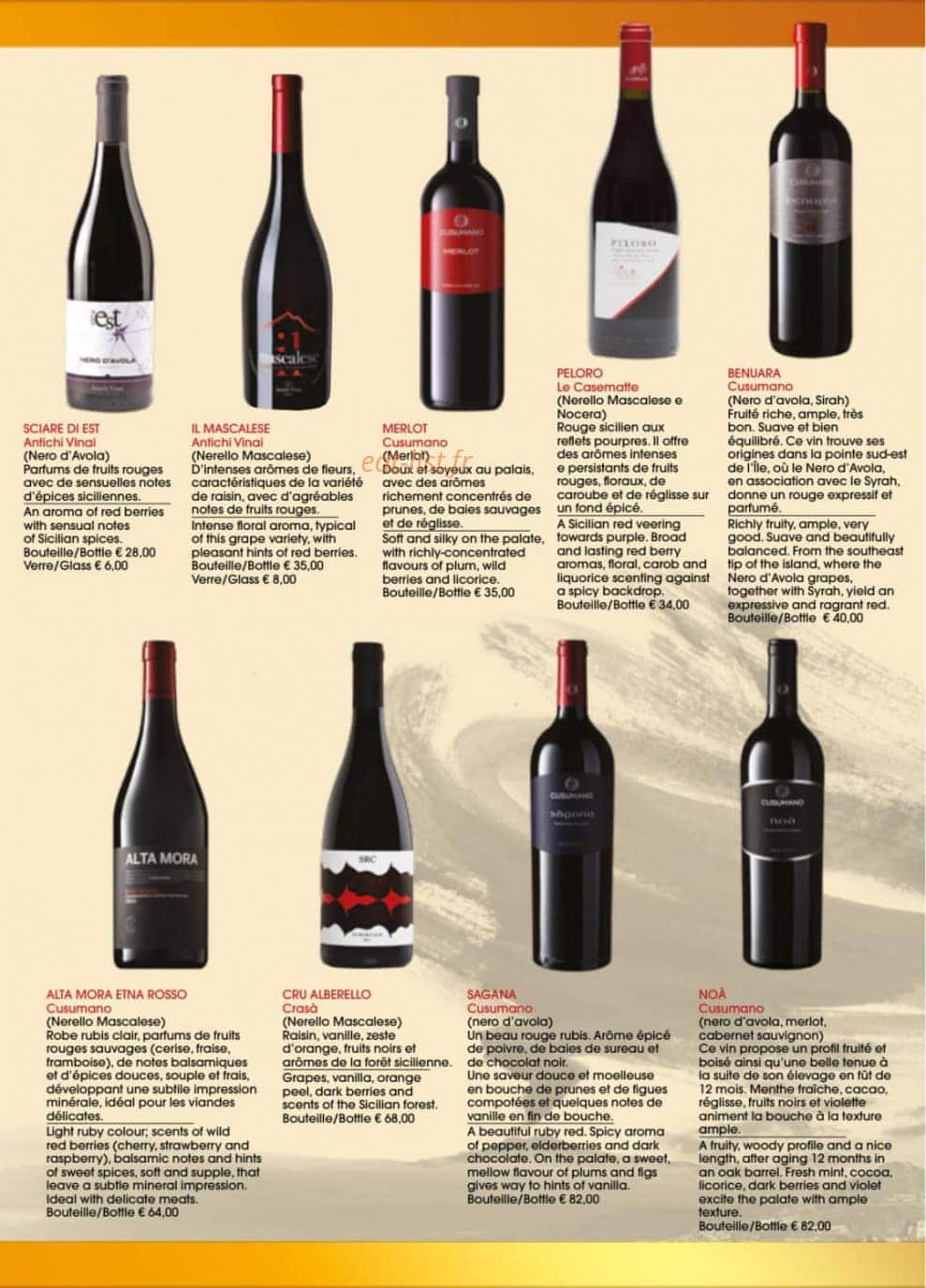 Gran caffe convivium — carte page 23