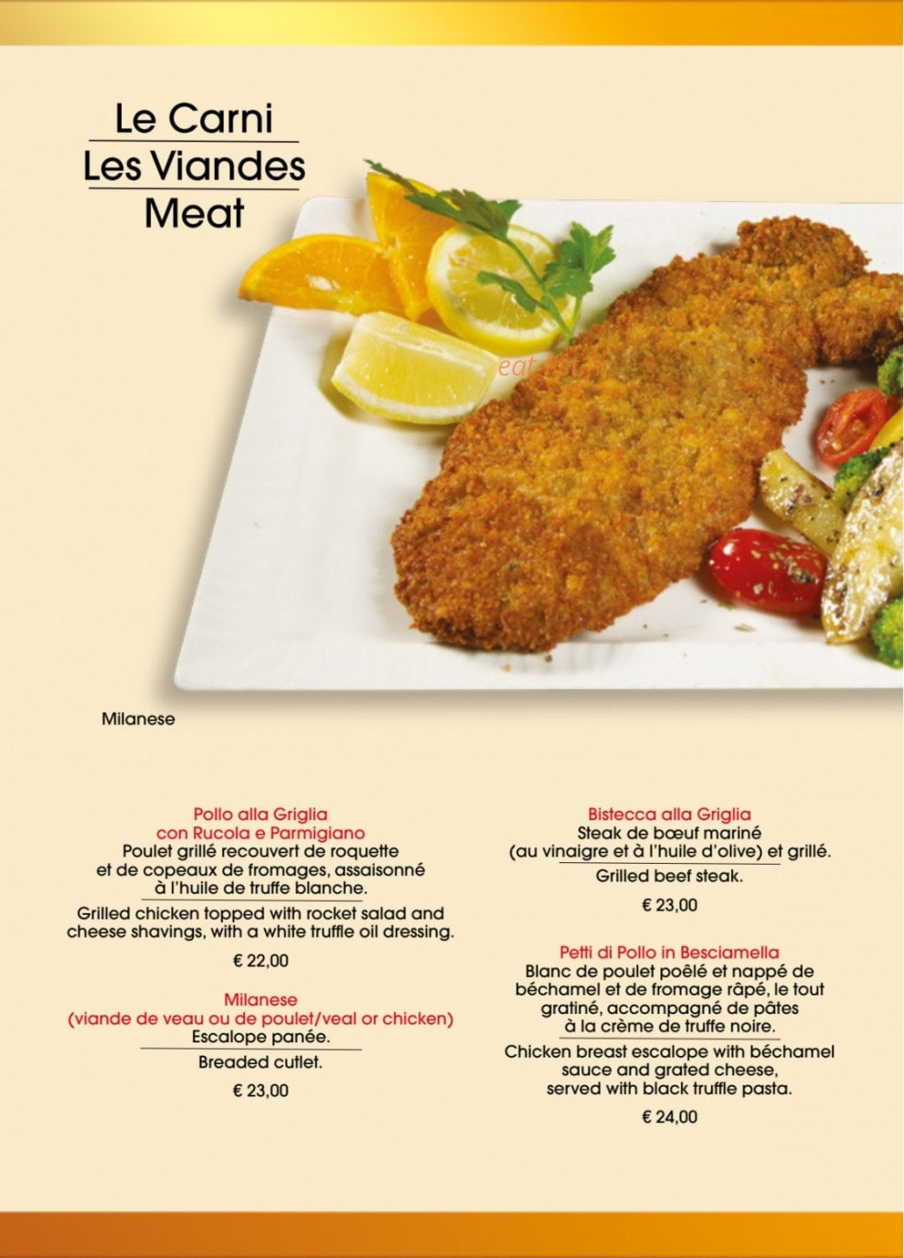 Gran caffe convivium — carte page 10