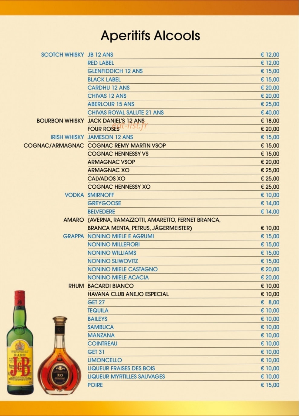 Gran caffe convivium — carte page 29