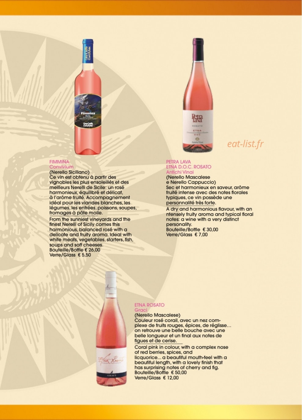 Gran caffe convivium — carte page 27