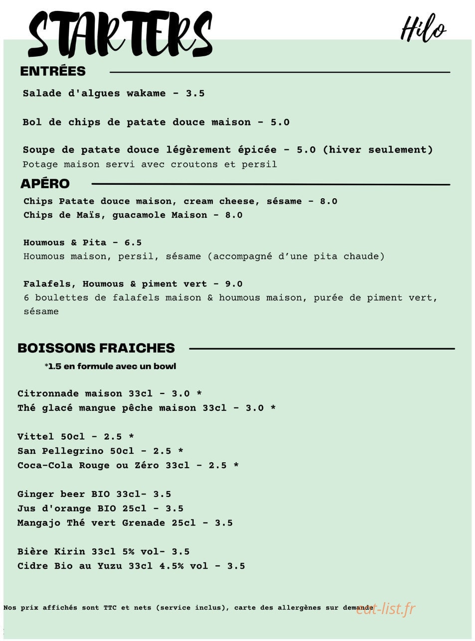 Hilo — carte page 1