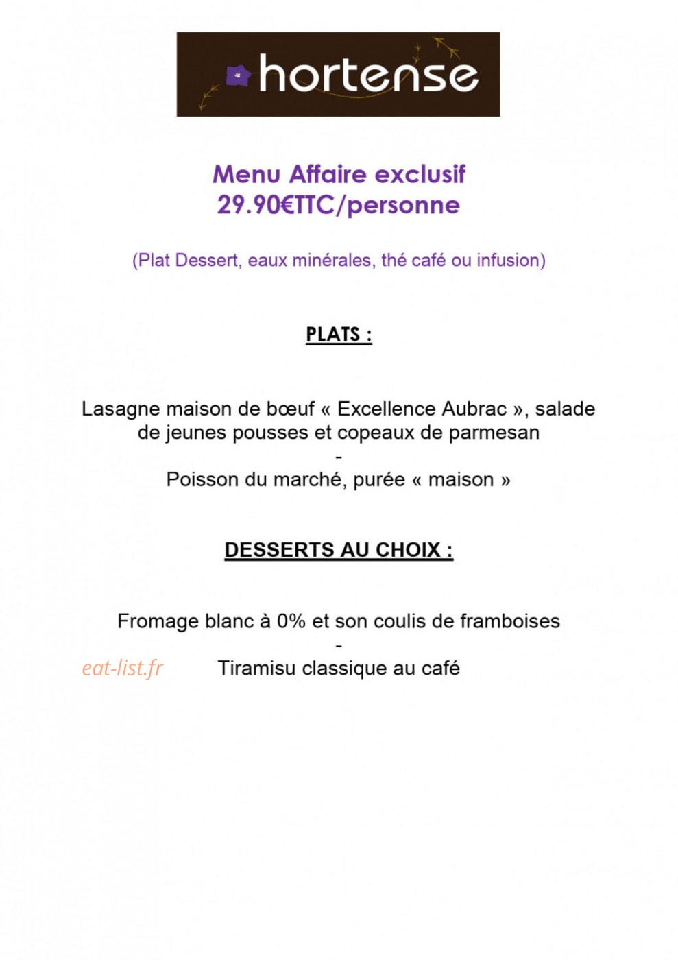 Hortense — carte page 1