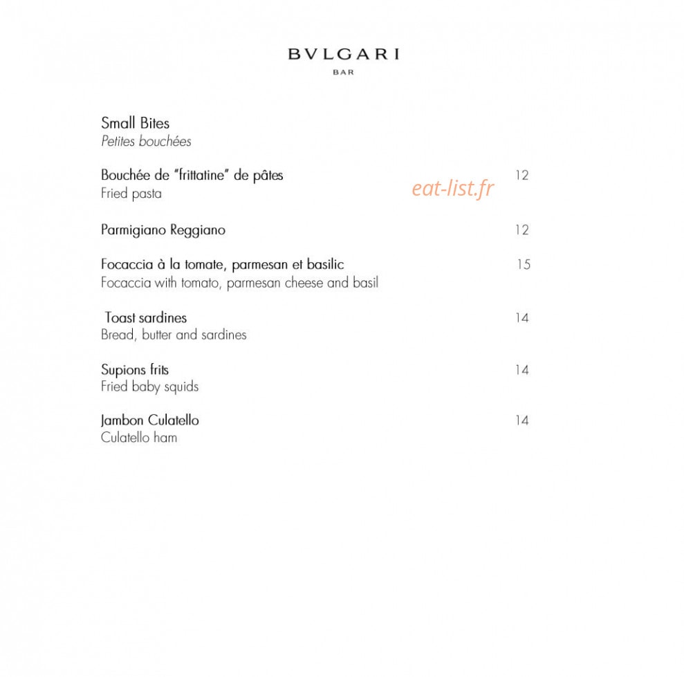 Il Ristorante — carte page 9