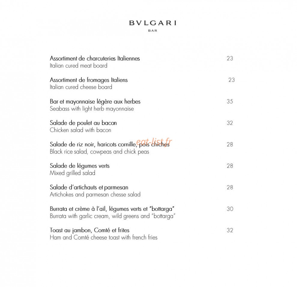 Il Ristorante — carte page 6