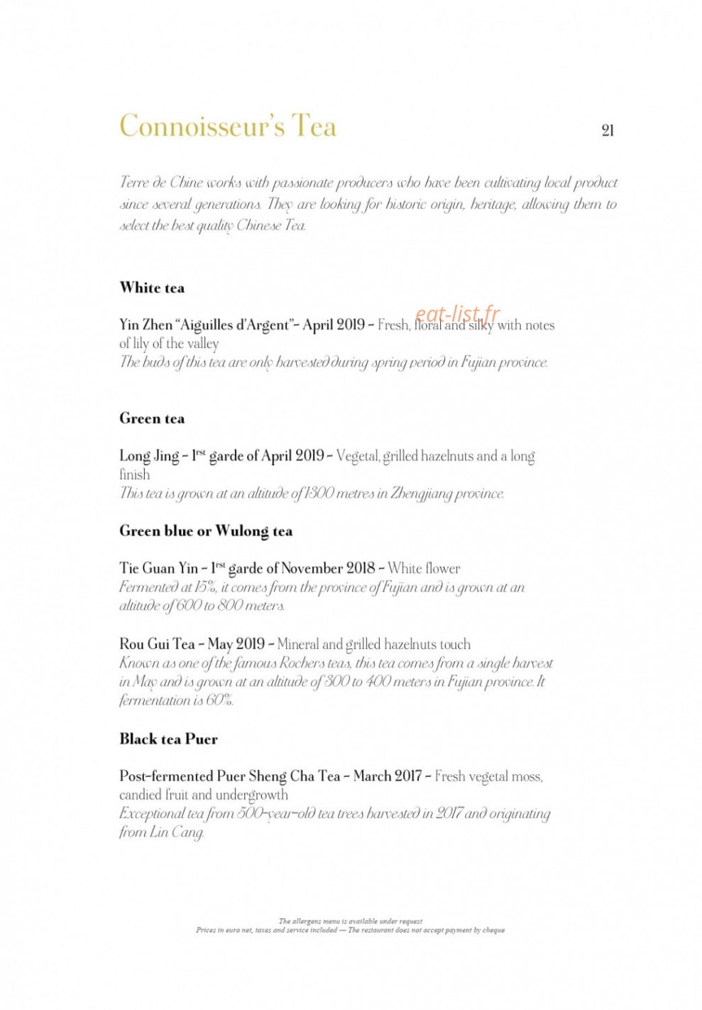 Jardin d'Hiver — carte page 6