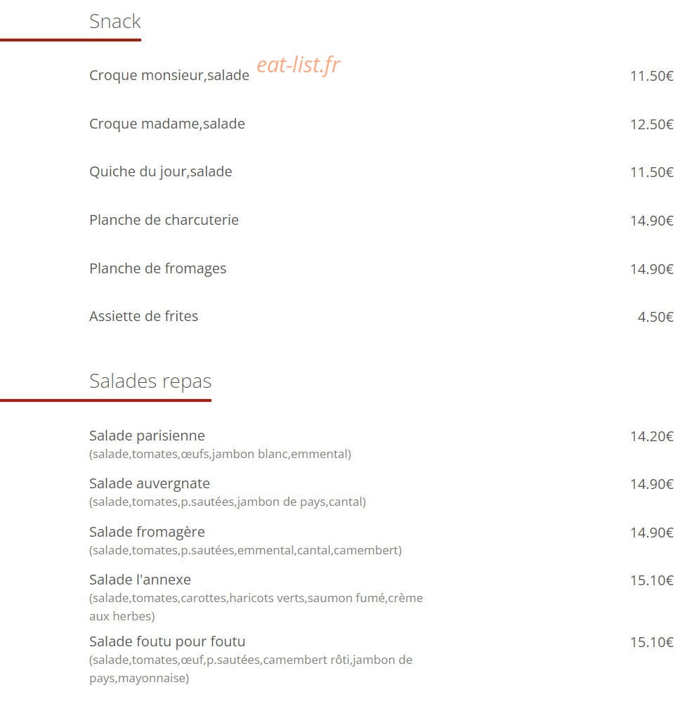 L'Annexe — carte page 3